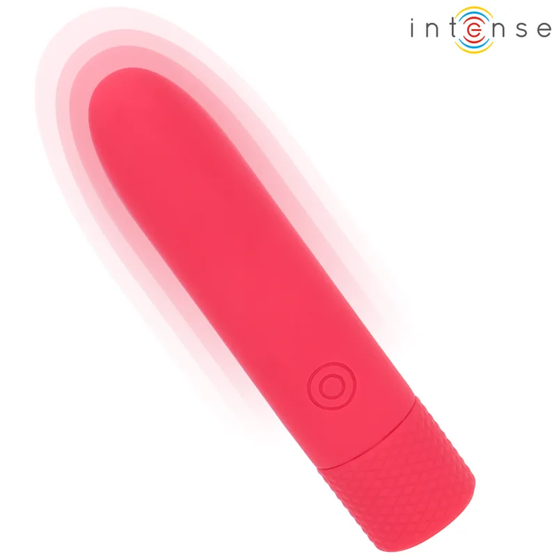 Vibromasseur Symone Bullet Vibrant Rechargeable USB 8 Vibrations Rouge Intense