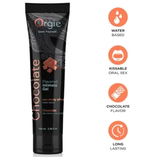 Tube de Lubrifiant Chocolat Gel Intime à Base de Eau 100 Orgie lubrifiant base eau
