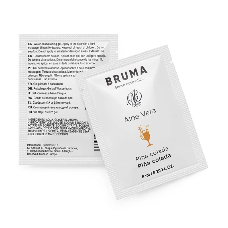 Gel Glissant à l''aloe Vera Saveur Pina Colada 6 ml Bruma