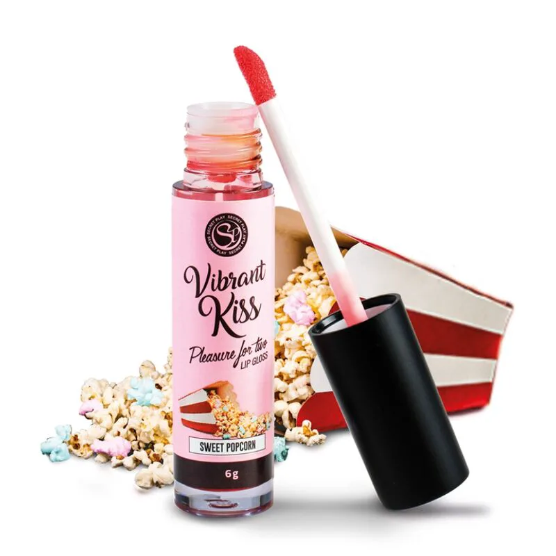 Vibromasseur Lip Gloss Vibrant Kiss Sweet Popcorn Secretplay