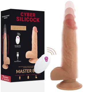 Vibromasseur Télécommande Réaliste Master Ben 23,88 x 4,3 cm