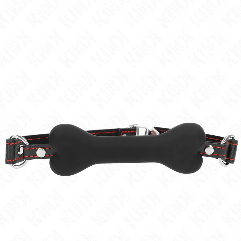 Bâton Noir Os 12 CM 63 X 2 CM Kink noir bâillon