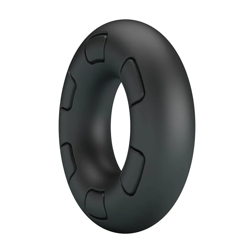 Anneau Pénal en Silicone Super Doux Bertram Noir Crazy Bull
