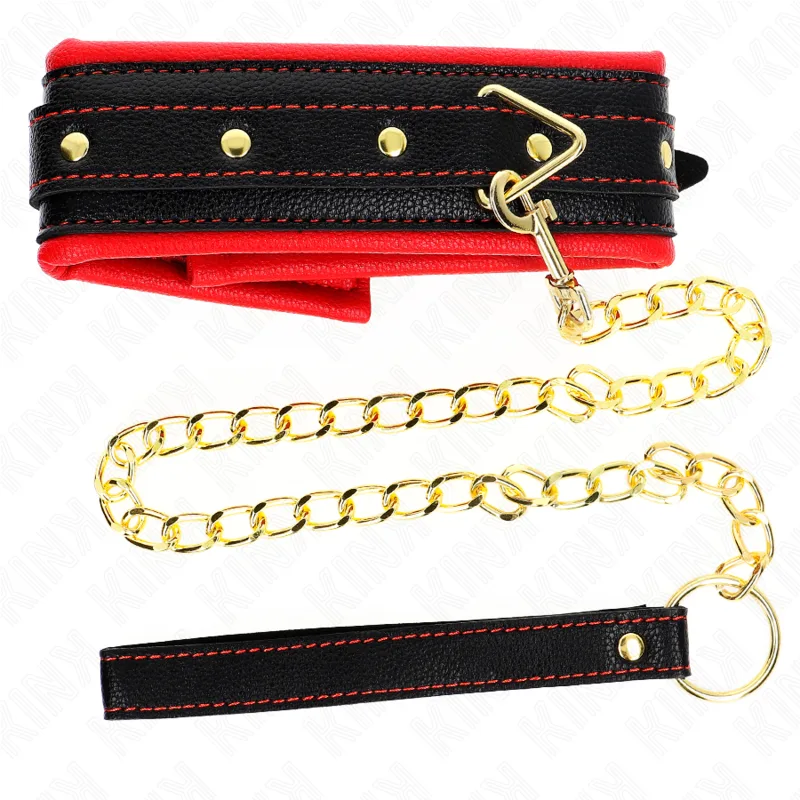 Collier avec Bracelet Imitation Cuir Éponge Modèle 2 Kink