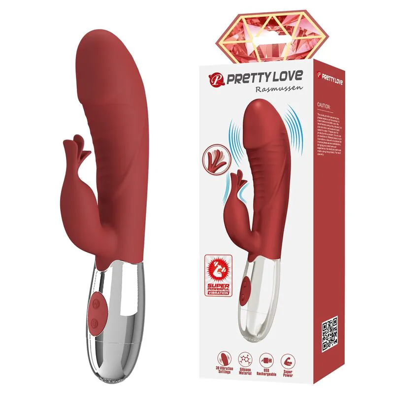 Vibromasseur Lapin en Plantes de Rose 30 Fonctions Pretty Love