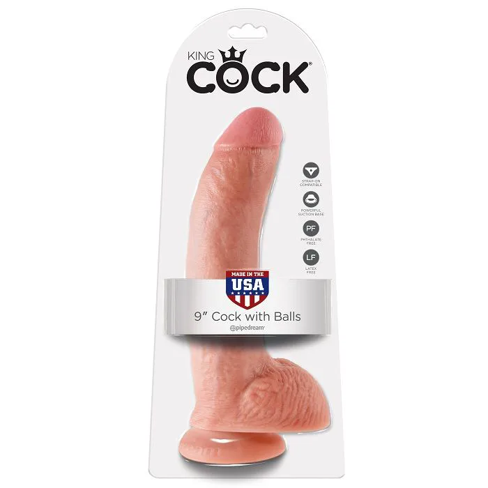 Chair de Gode avec Boules 22,9 cm King Cock
