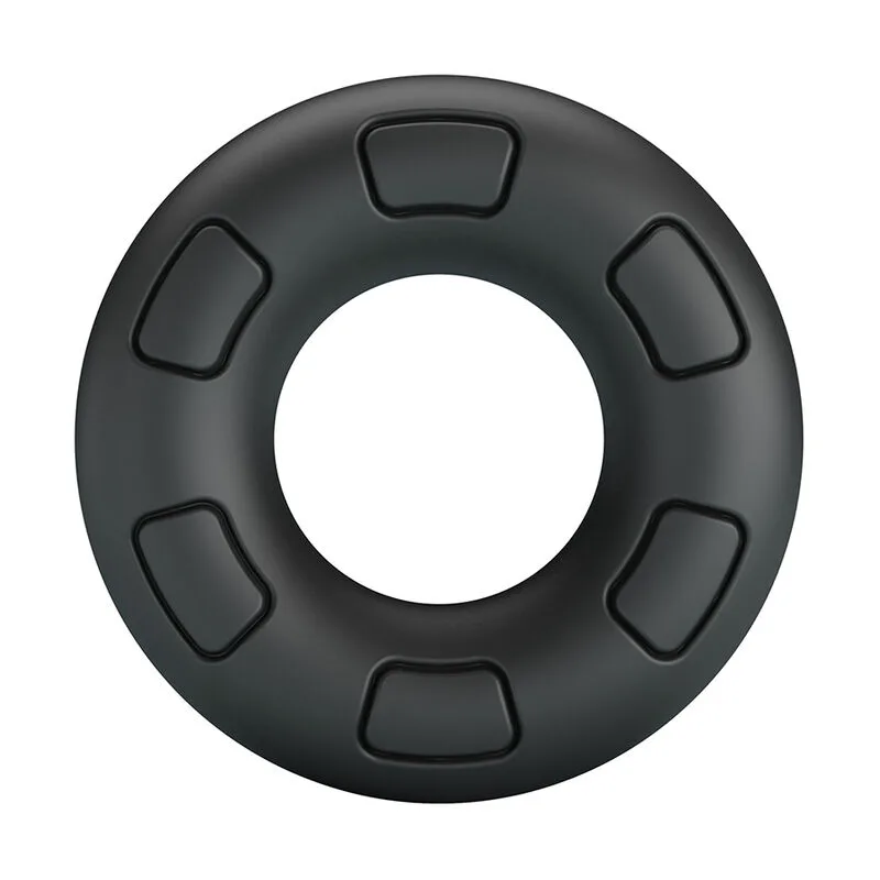 Anneau Pénal en Silicone Super Doux Bertram Noir Crazy Bull