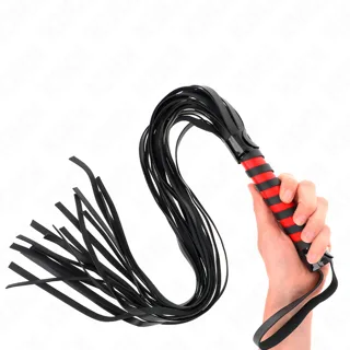 Fouet Long Rayé 70 CM Kink fouet & martinet
