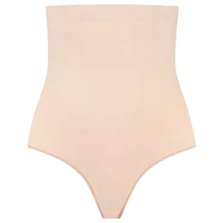 Bra - Tanga de Talle Alto Sin Costuras Beige Talla L Bye beige ensemble lingerie
