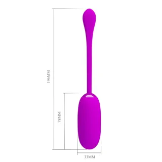 Œuf Vibrant Julius Pretty Love - vue de profil - Violet