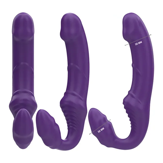 Jill - Gode Double Vibrant Sans Harnais Intense