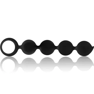 Perles Anales Black&silver