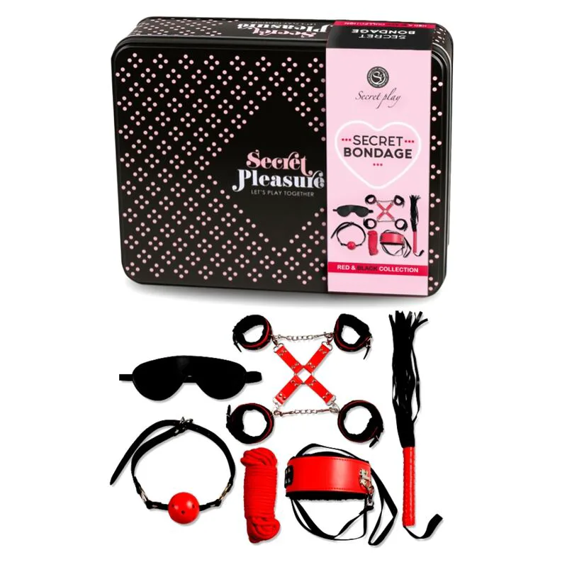 BDSM Coffret 6 Pièces Rouge Collection Secretplay