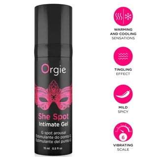 She Spot G-spot Gel Excitation Intime 15 ML Orgie aphrodisiaque femme