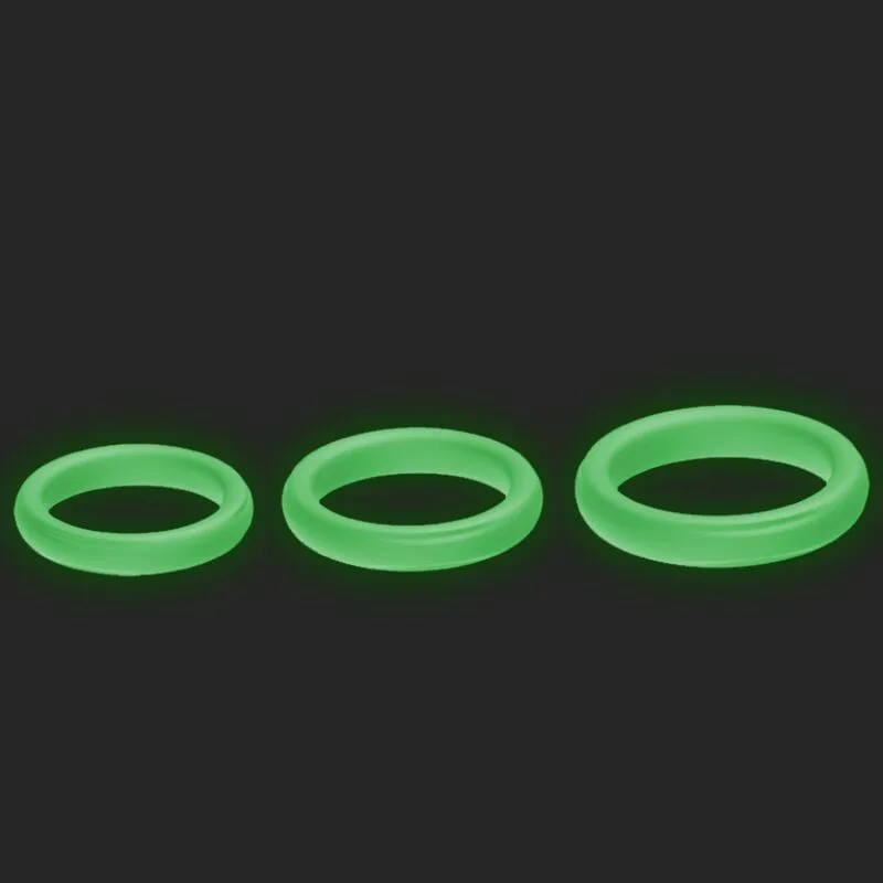 Triple Bague Silicone Lumineuse Armony
