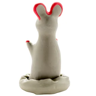 Modèle Souris 1 : préservatif fantaisie peint à la main Condomerie, objet décoratif
