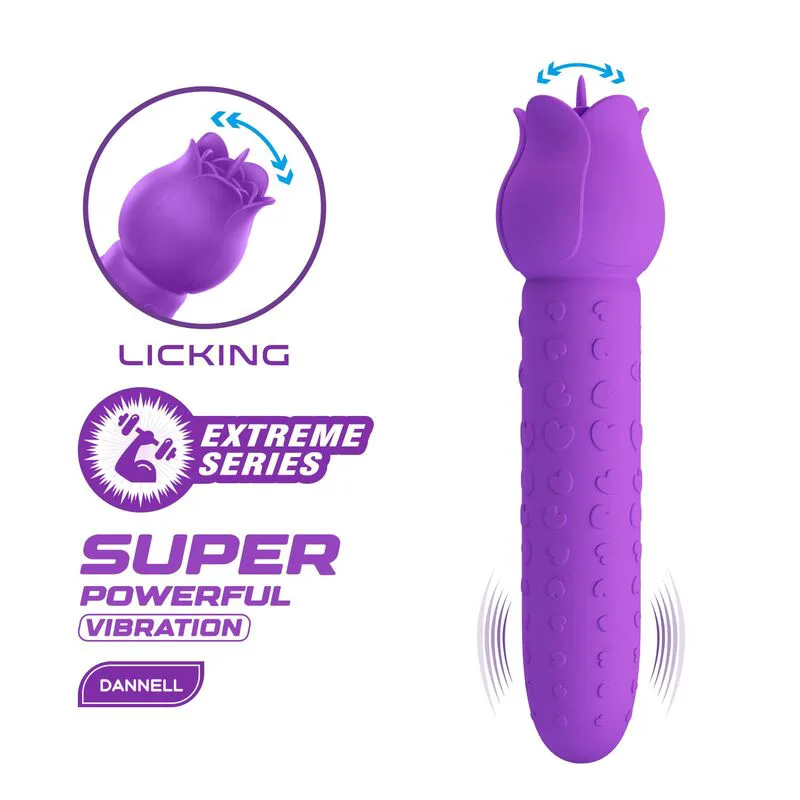 Vibromasseur Stimulateur Oral et Clitorial Rechargeable