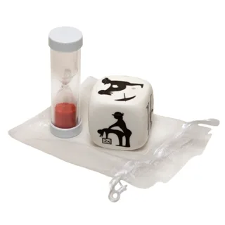 Jeu de dés de Posture avec Sablier Diablo Picante jeu coquin