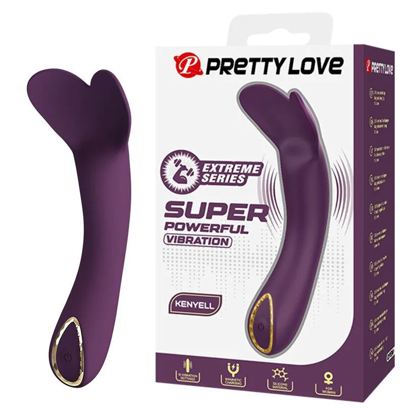 Vibromasseur Rechargeable Kenyell 10 Fonctions Violet Pretty Love