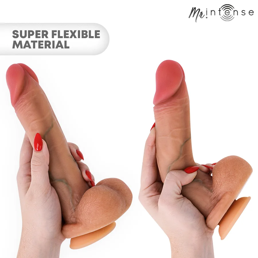 Gode Gary L Pénis en Silicone Ultra-réaliste avec Testicules Mr Intense