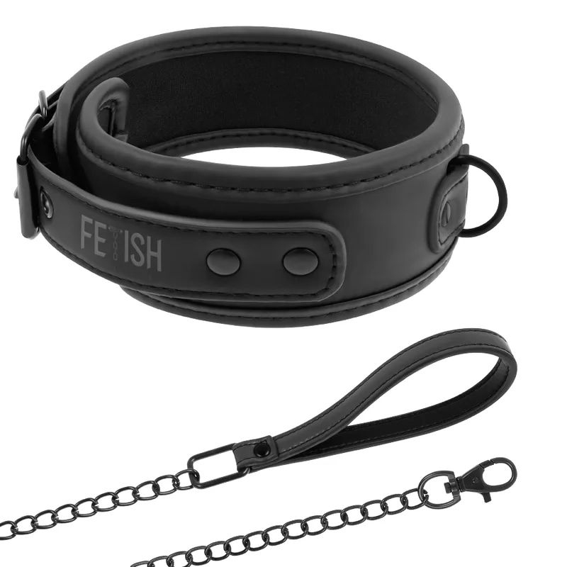 Collier Chaîne Doublure en Noprène Fetish Submissive