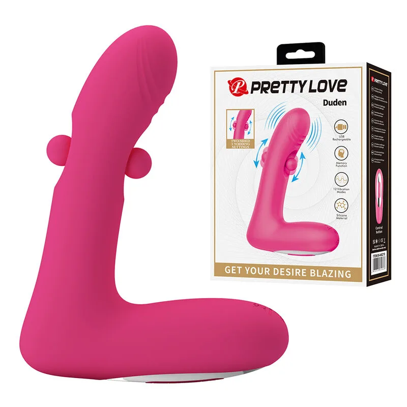 Duden Vibromasseur en Silicone Rechargeable 12 Modes de
