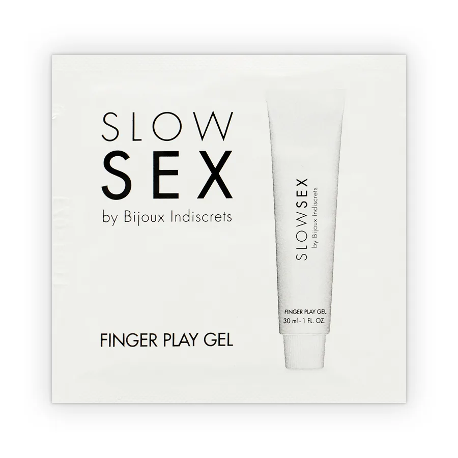 Gel de Massage Sexe Lent avec Jeu de Doigts Monodose