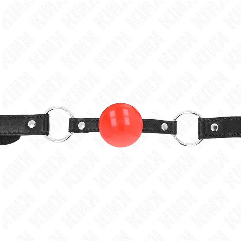 Balle TPE Rouge 4 CM Bag 60 X 2 CM Kink rouge bâillon