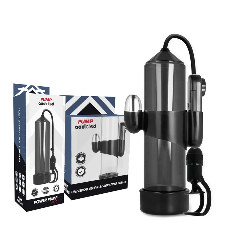 Vibromasseur Rx5 Noir Pump Addicted
