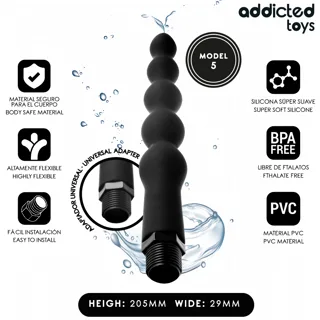 Nettoyeur Anal avec Adaptateur Universel Modèle 5 Addicted
