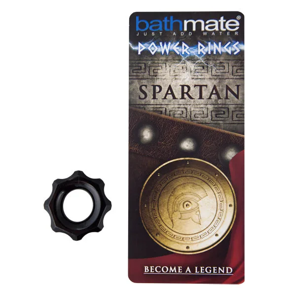 Anneau pénien Noir Spartan Bathmate