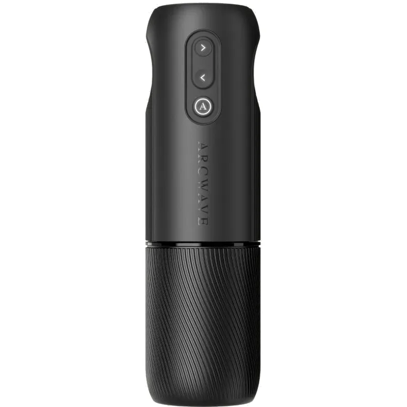 Masturbateur automatique rotatif Arcwave Orbit noir, boutons sensibles à la pression
