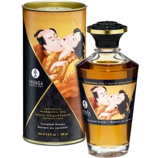 Huile de Massage à Effet Chaleur Saveur Caramel 100 ml Shunga