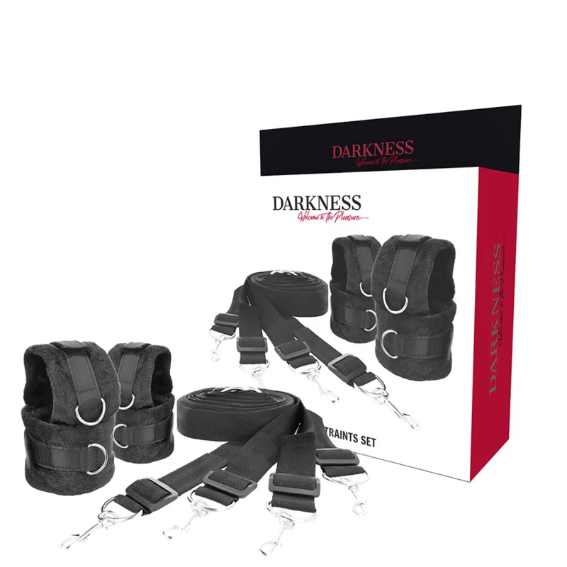Ensemble Dattaques de Lit Darkness menottes