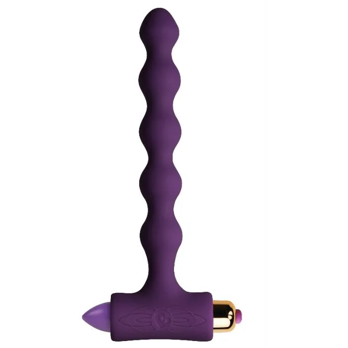 Off - Plug Anal avec Vibration et Perles Riverles Petite Rocks