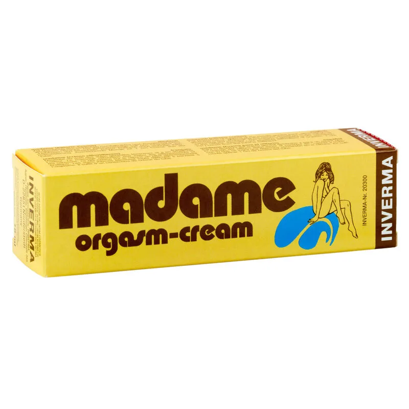 Crème Madame Orgasm Inverma crème aphrodisiaque femme