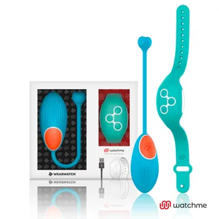 Vibromasseur Télécommande Watchme Technologie Bleu Oeuf / Aigue-marine