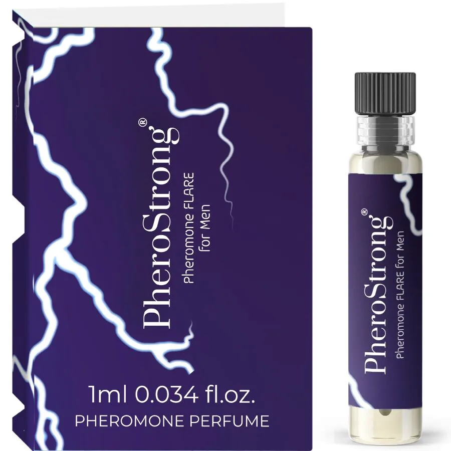 Parfum aux Phéromones Flare pour Homme 1 ML Pherostrong phéromones
