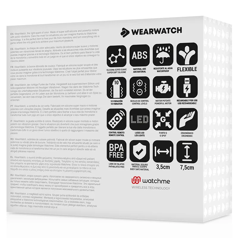 Vibromasseur 7 modes de vibration