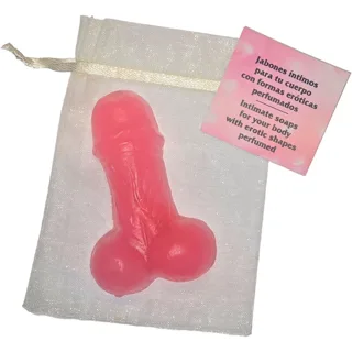 Savon Parfumé en Forme de Pénis Rose Diablo Picante rose jeu coquin