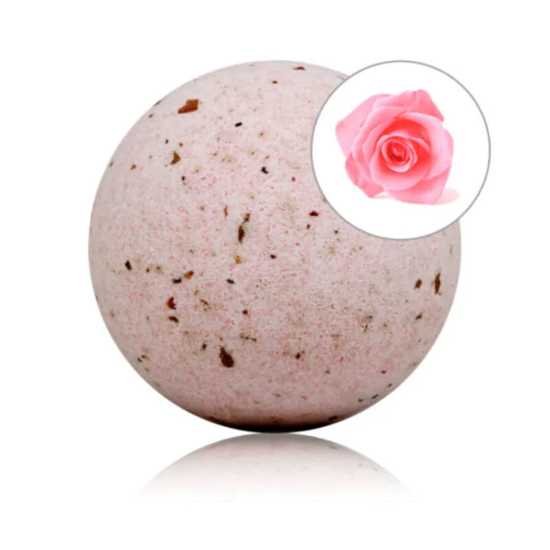 Bombe de Bain Parfumée aux Roses aux Pétales de Rose Taloka rose bien etre