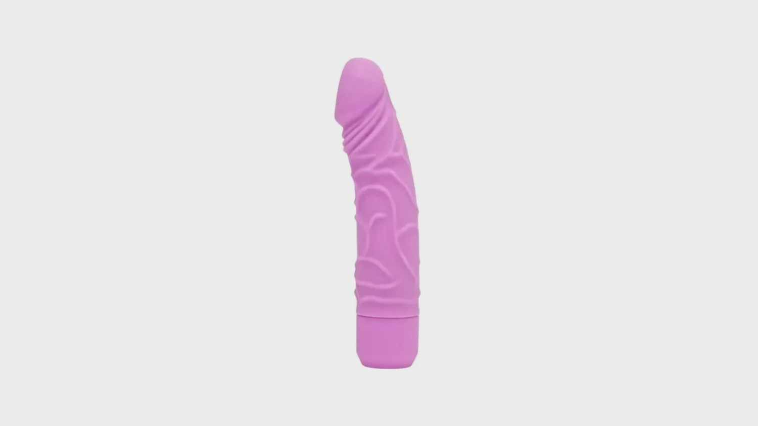 Vibromasseur réaliste Get Real Original Classic rose, vu de profil, à utiliser en surface puis en pénétration