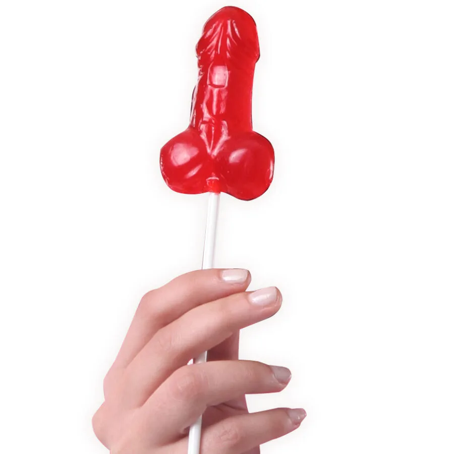 Sucette Pénis Gélifiée à la Fraise Secretplay jeu coquin