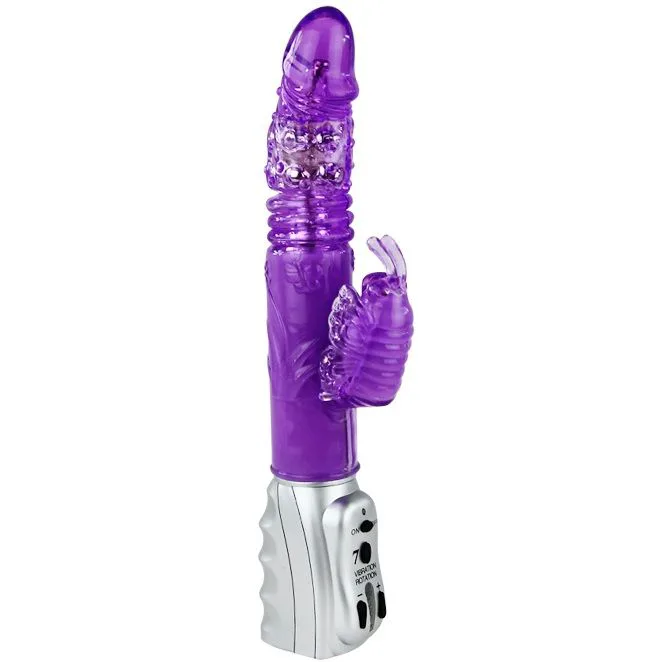 Vibromasseur Rotateur de Tulipe Papillon Haut et Bas Baile