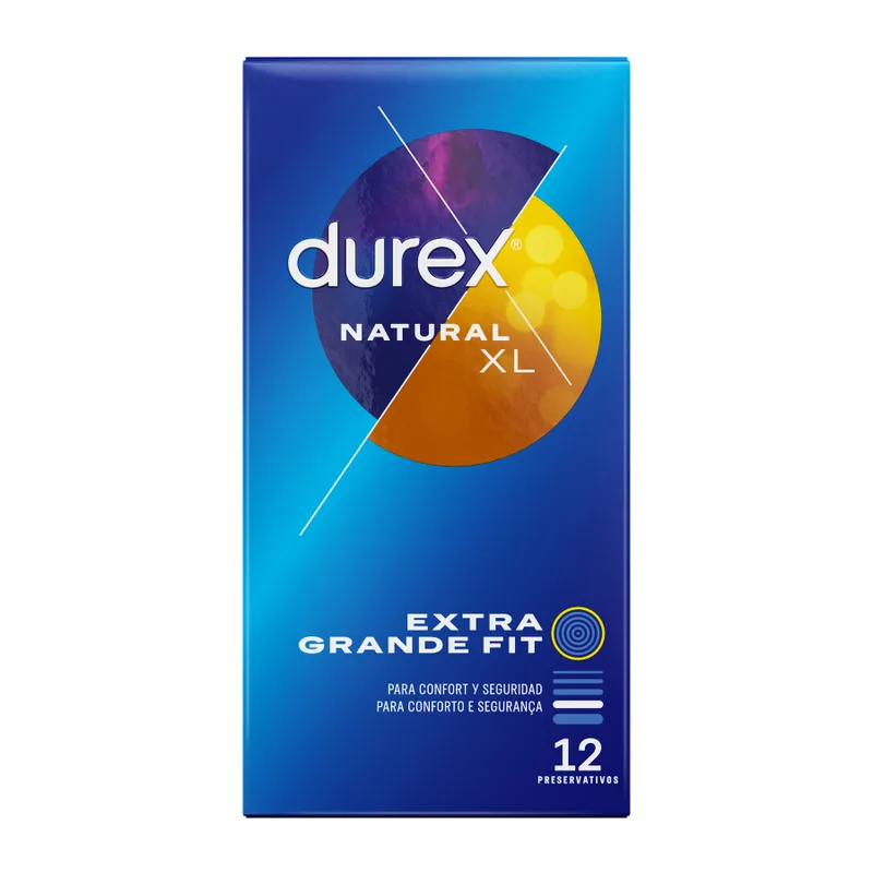 Préservatif Naturel XL 12 Unités Durex