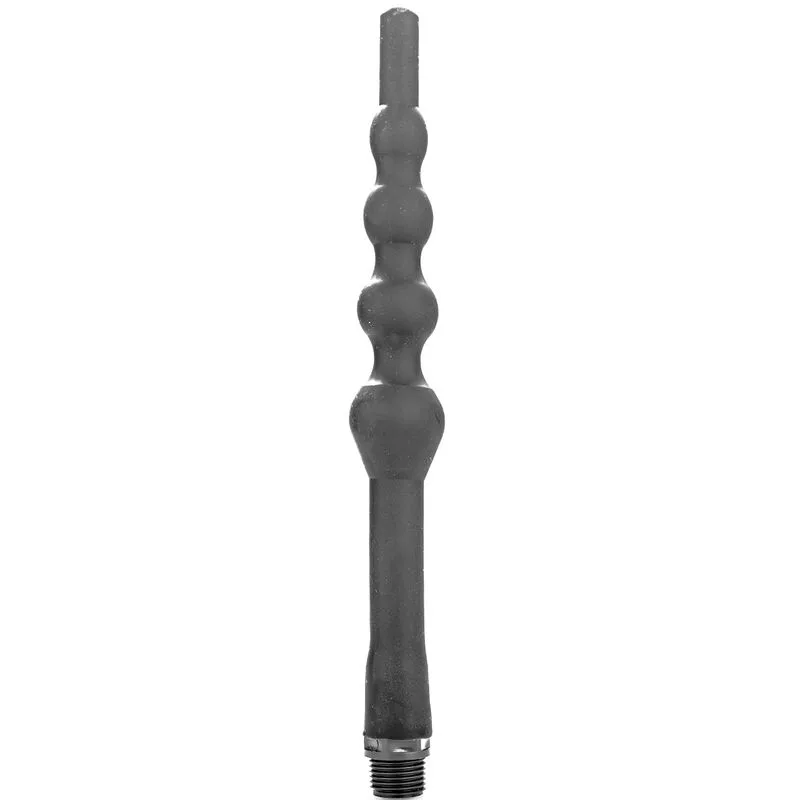Douche Anal en Perles Silicone 27 CM All Black sextoy anal