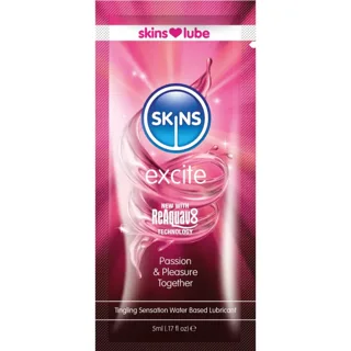 Excite Lubrifiant à Base d'Eau Dose Unique 5 ml Skins