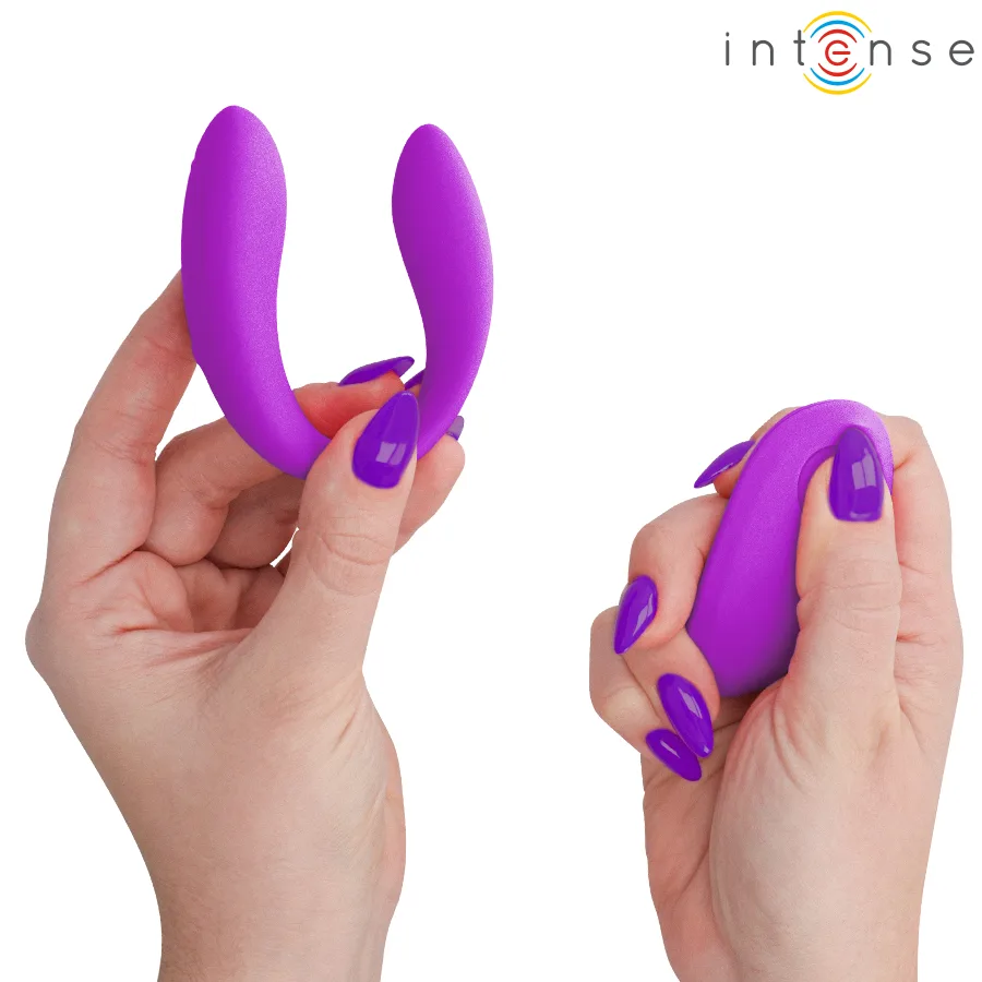 Nora Stimulateur à Pince Vibrante Violet Intense