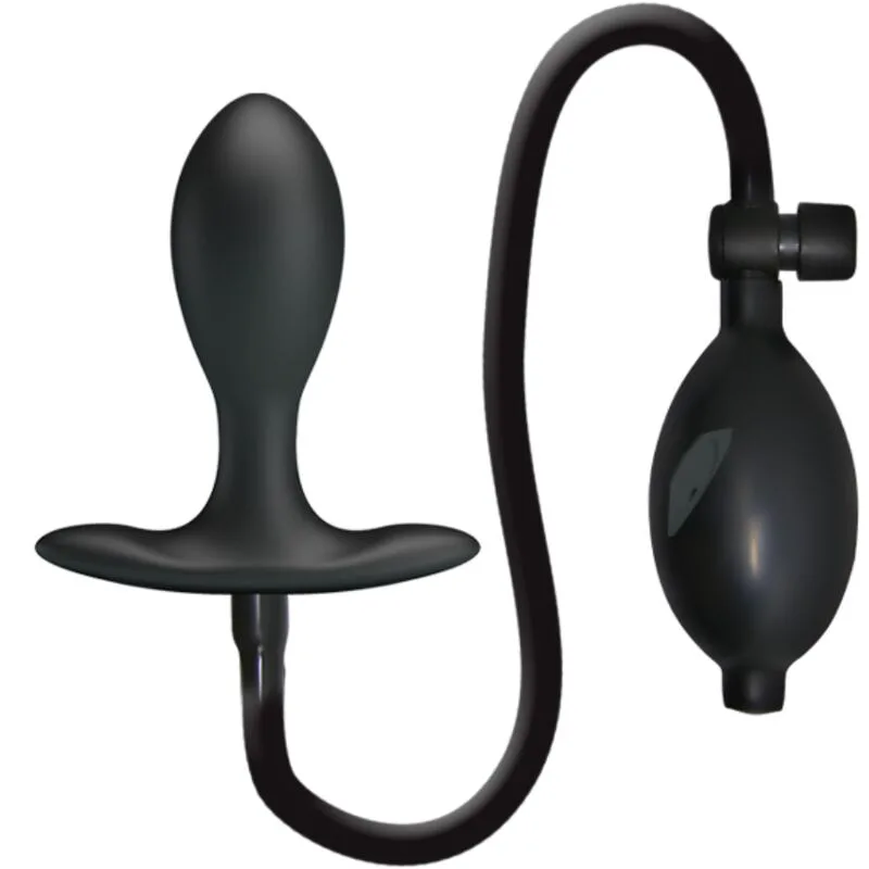 Plug Anal Gonflable Noir Pretty Love