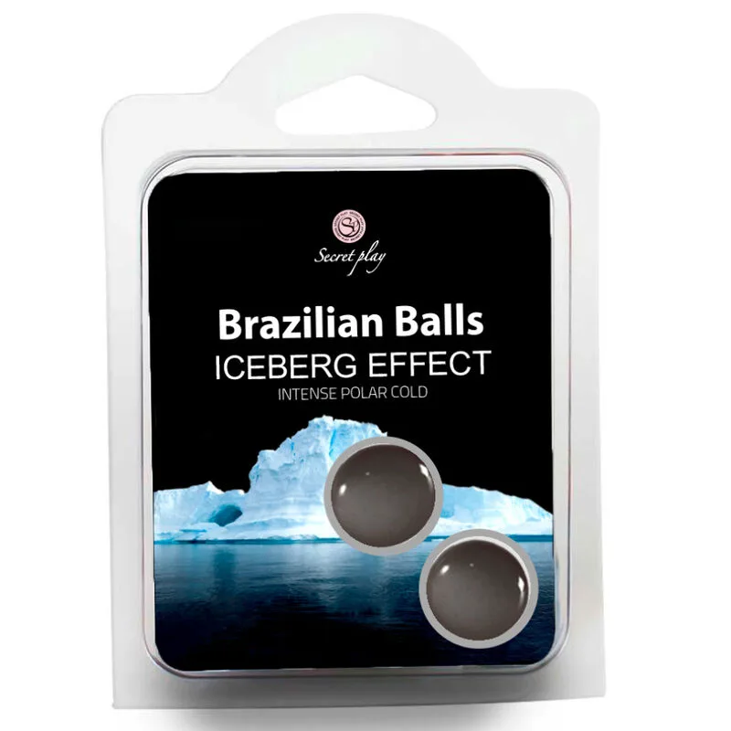Secret Play Set 2 Balles Brésiliennes Effet Iceberg lubrifiant base eau
